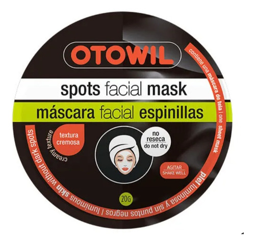 Otowil Máscara Facial Espinillas 