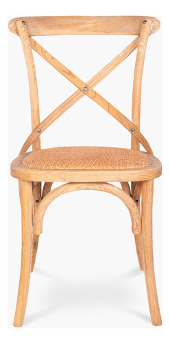 Silla Madera Tradition Rattan Olmo Natural Form