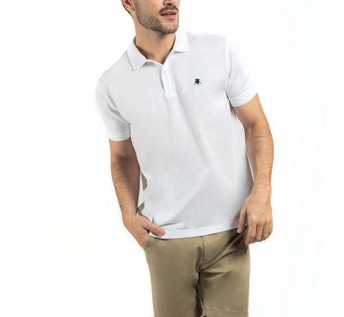 Chomba Hombre Oxford Polo Club Pique Pima Mars Blanco Pre