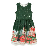 Vestido Infantil Regata Princesa Blogueirinha Natal Verão