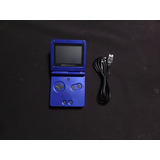 Game Boy Advance Sp Gba 1 Luz 001 Azul C