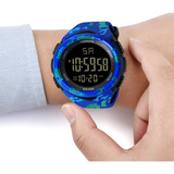 Reloj De Cuarzo Digital Led Deportivo Militar Para Hombre