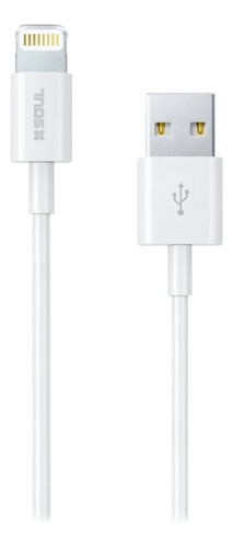 Cable Para iPhone Marca Soul Soft De 1 Metro Carga Y Datos Color Blanco