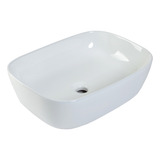 Lavabo Ovalin De Cerámica Blanco Para Baño Modelo Tailandia Acabado Alto Brillo