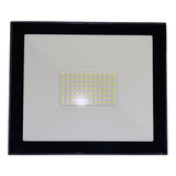 Reflector Led 150w Slim Facil Instalacion Uso Exterior Xp Carcasa Negro Luz Luz Blanco Frio 6500k