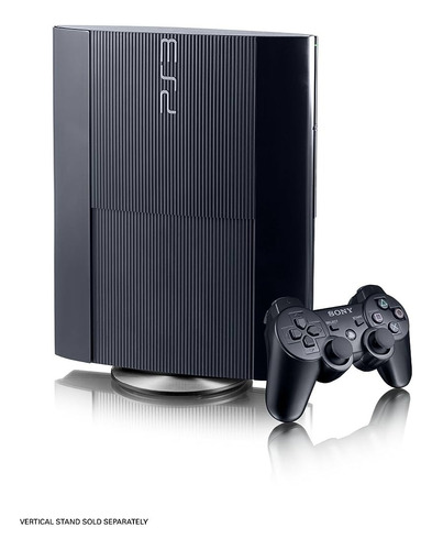 Sony Playstation 3 Super Slim 500gb Standard Cor  Charcoal Black