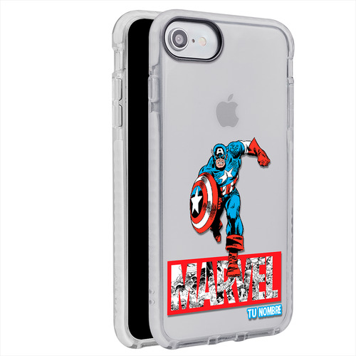 Funda Para iPhone Capitán América Marvel  Personalizada