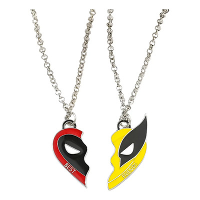 Deadpool Wolverine - Collar Best Friend Xmen Amistad 02 Amarillo