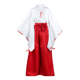 Ropa De Cosplay De Kikyou De Anime Japonés De Inuyasha Miko