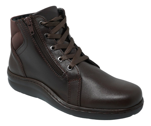 Botines Casuales Cafes Zapatos Mujer Greenlove 93180