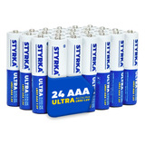 Pilas Baterías Alcalinas Aaa Paquete De 24 Piezas - Styrka