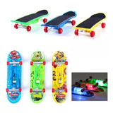 Pack 5 Skate Para Dedos Con Luz Sorpresa Cumpleaños