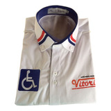 Kit 4 Camisa Social Uniforme Bordado Personalizado Empresa 