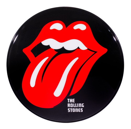 Luminoso Placa Led Rolling Stones Lingua Bar Estudio Musical