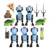 Mousers 5-pack Super 7 Tmnt Ultimates Tortugas Ninja