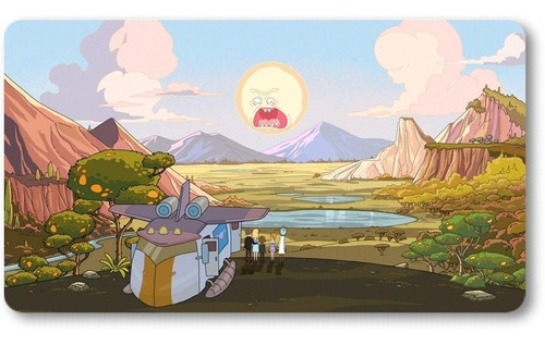 Mousepad Xl 58x30cm Cod.486 Series Rick Y Morty