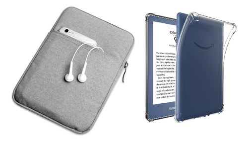 Sleeve Kindle + Case Transparente Para Kindle 11ger C2v2l3