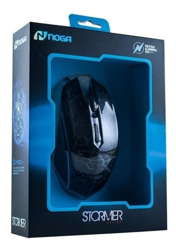 Mouse Gamer Noga Stormer St-002 Usb Retroiluminado 2400dpi