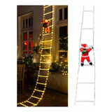 Cadena De Luces Led De Papá Noel Para Escalar Escaleras, Dec