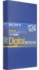 Fita Betacam Sony Bct-d124l De 124 Minutos