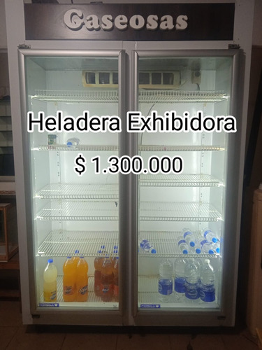 Heladera Exhibidor Dos Puertas