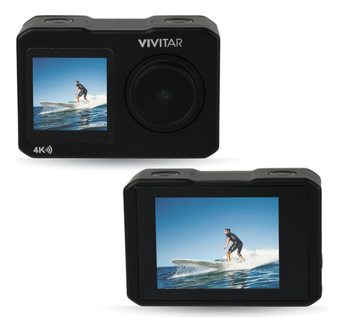 Vivitar Eis 4k30fps - Paquete De Camara De Accion De 20 Mp,