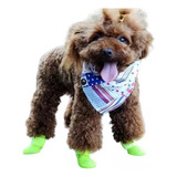  Bota Zapato Impermeable Lluvia Protección Para Perro