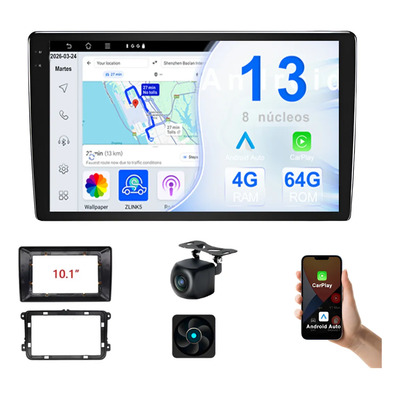 Auto Estereo 4+64g Para Vw Sharan 2010-2013 Carplay