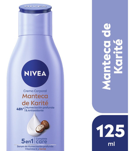 Crema Corporal Manteca De Karite 5 En 1 Nivea X 125 Ml