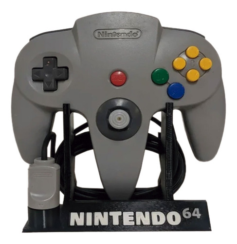Control Stand Base Impreso 3d Escritorio Para Nintendo 64