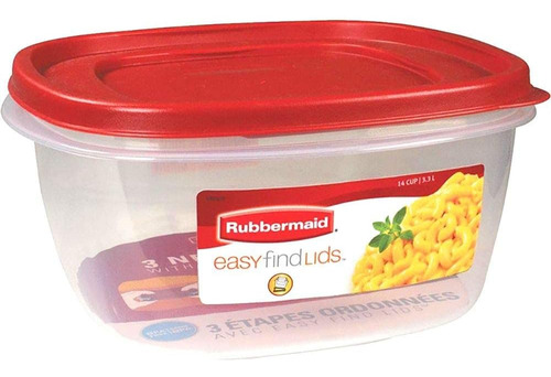 Recipiente Con Tapa Hermetico Grande Rubbermaid Sin Bpa