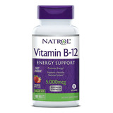 Vitamina B12 Natrol 5000mcg 100ct Fresa
