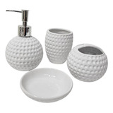 Set De Baño Cerámica Dispenser, Jabonera (art7275). Mikasa