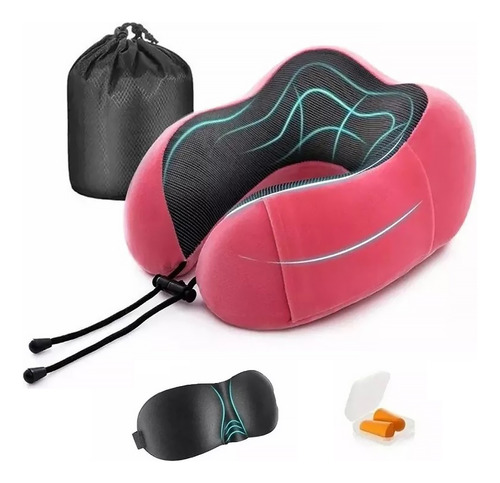 Almohadas De Memory Foam Para Viaje Y Viscoelástica Cuello