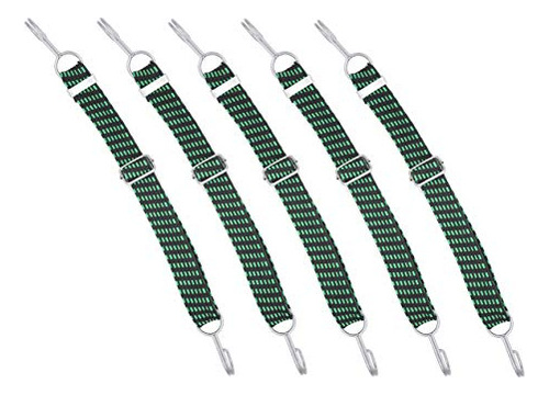 Cuerdas Elásticas Ajustables Con Ganchos Metálicos - 5