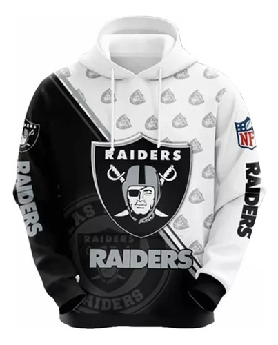 Sudadera Con Capucha Nfl 3d Trend (32 Equipos) Rgms/tesans/v