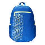 Mochila Masculina E Feminina Basic 22 L Olympikus Super Nova Cor Olympian/amarelo Limao Desenho Do Tecido Liso