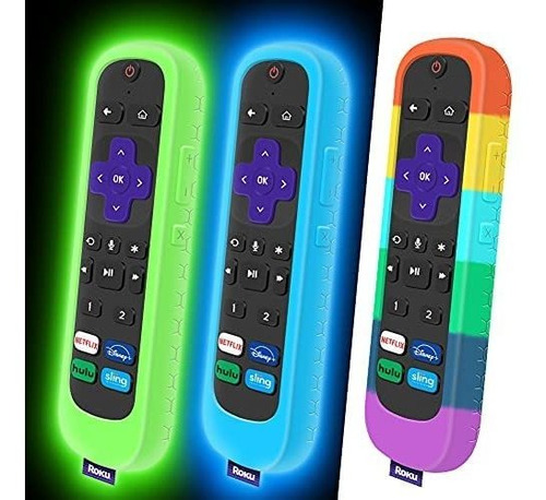 Funda De Silicón Hydream Para Control De Roku Tv 3 Pzs