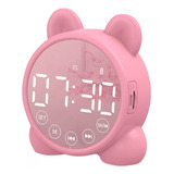 Reloj Despertador For Niños, Bocina Bluetooth, Despertador
