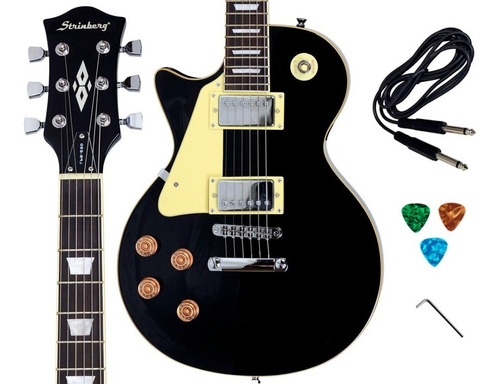 Guitarra Les Paul Canhoto Strinberg Lps 230 Lh + Acessórios