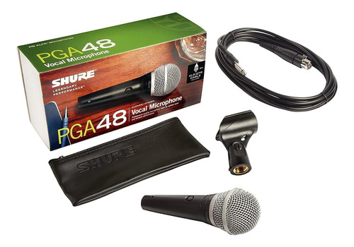 Micrófono Shure Pga48 -qtr Con Cable Original Envío Gratis