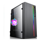 Gabinete Gamer Cg265LG Led Rgb S/ Fonte Acrílico 1fan Rgb