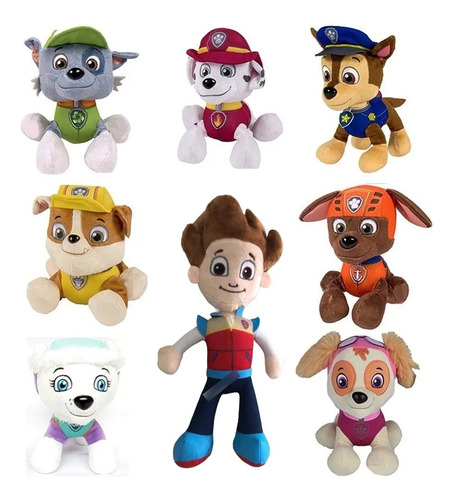 Peluche Patrulla Canina Compatible Con Paw Patrol Cachorros