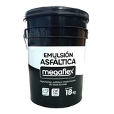 Membrana  Megaflex Emulsion  Asfaltica Al Agua X 18+ Pincel