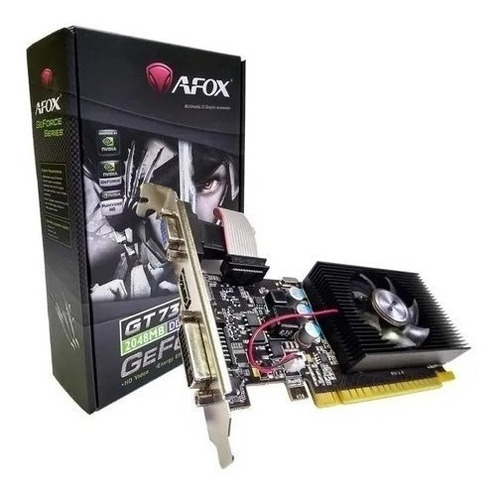 Placa De Vídeo Nvidia Afox  Geforce 700 Series Gt 730 Af730-2048d3l4-v1 2gb