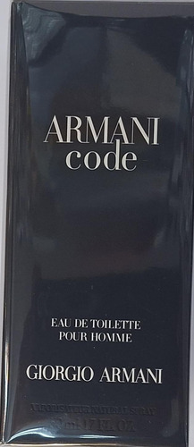 Perfume Armani Code X 50 Ml Giorgio Armani Original