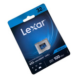 Cartão Memória Micro Sdhc Lexar 32gb Blue 100mb/s High-perfo