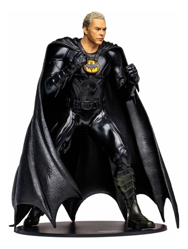 Figura Estatua Batman Keaton Gold Label Flash Dc Mcfarlane