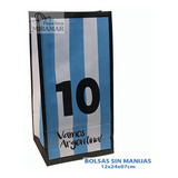 25 Bolsitas Futbol Argentina Papel Cumple Candy Bar Souvenir