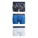 Boxer I Tripack Rapport / Liso Gris Hombre Fashion's Park